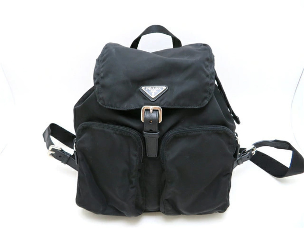 Prada bag backpack black